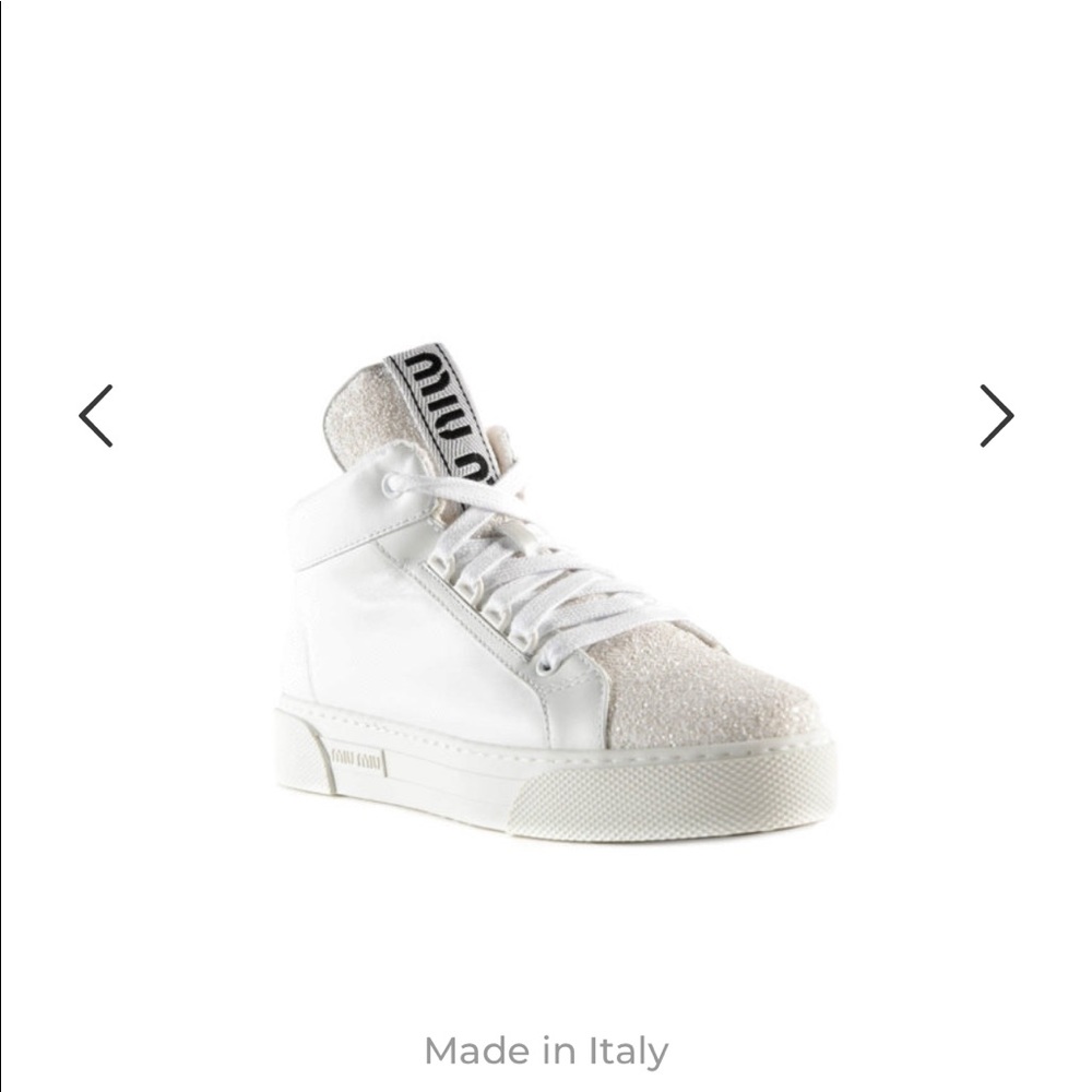 Miu miu high top sneakers